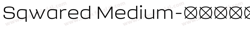Sqwared Medium字体转换